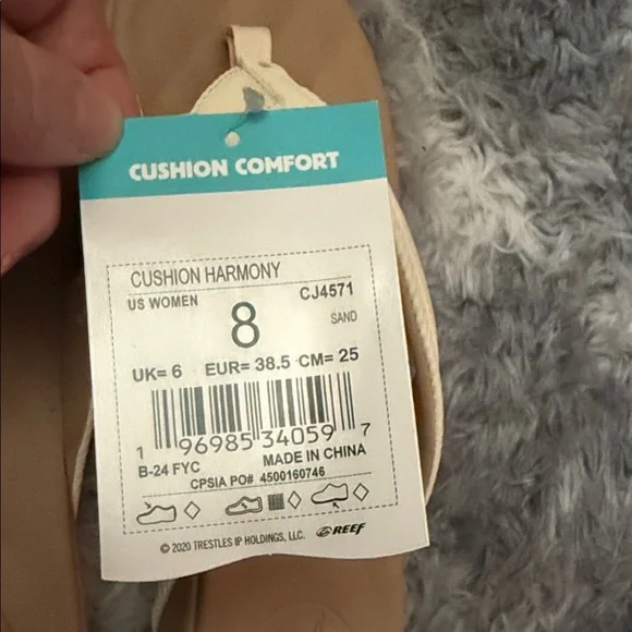 Reef Women's Sandals in Cream and Tan - Picture 3 of 5